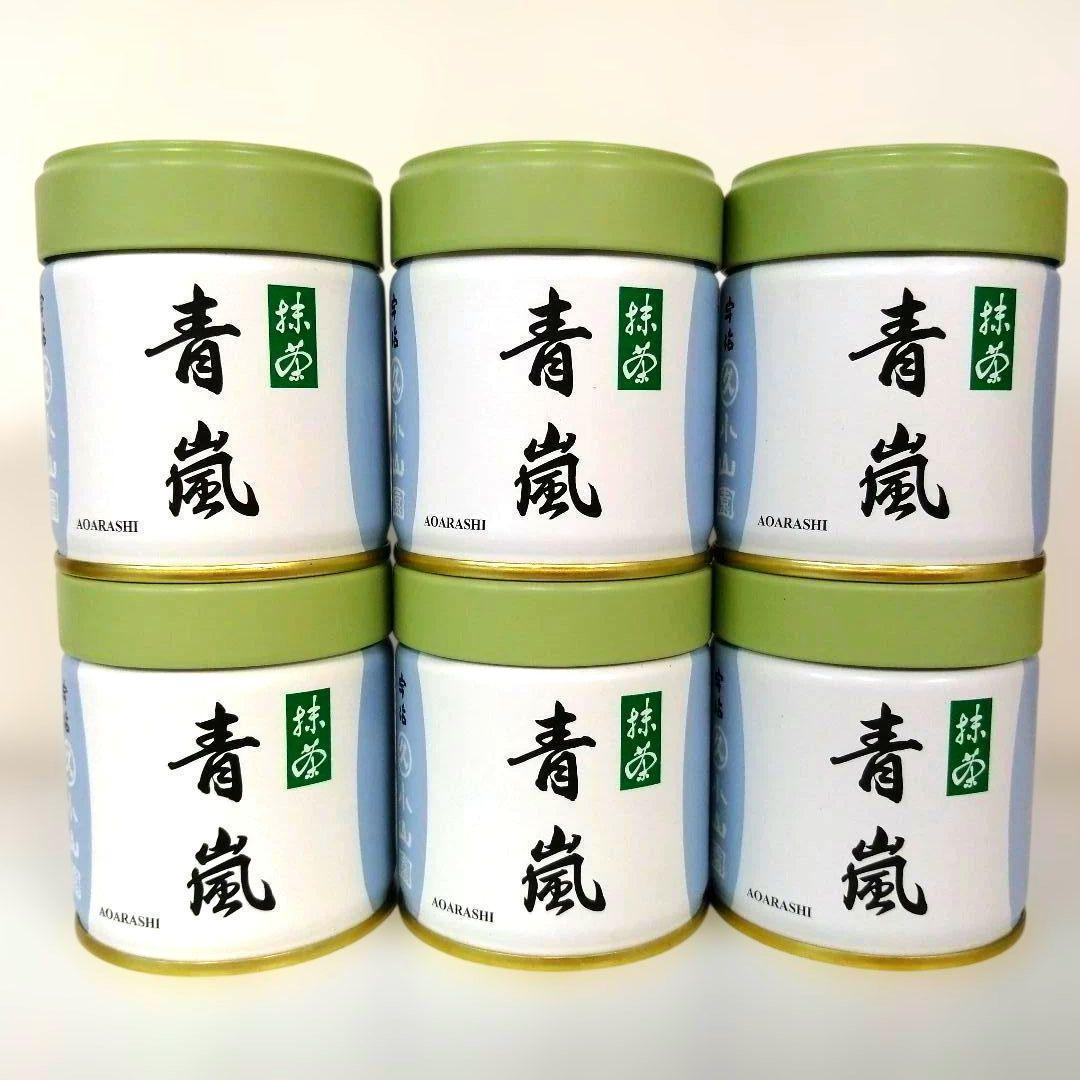 丸久小山園 抹茶青嵐 40g缶×6セット