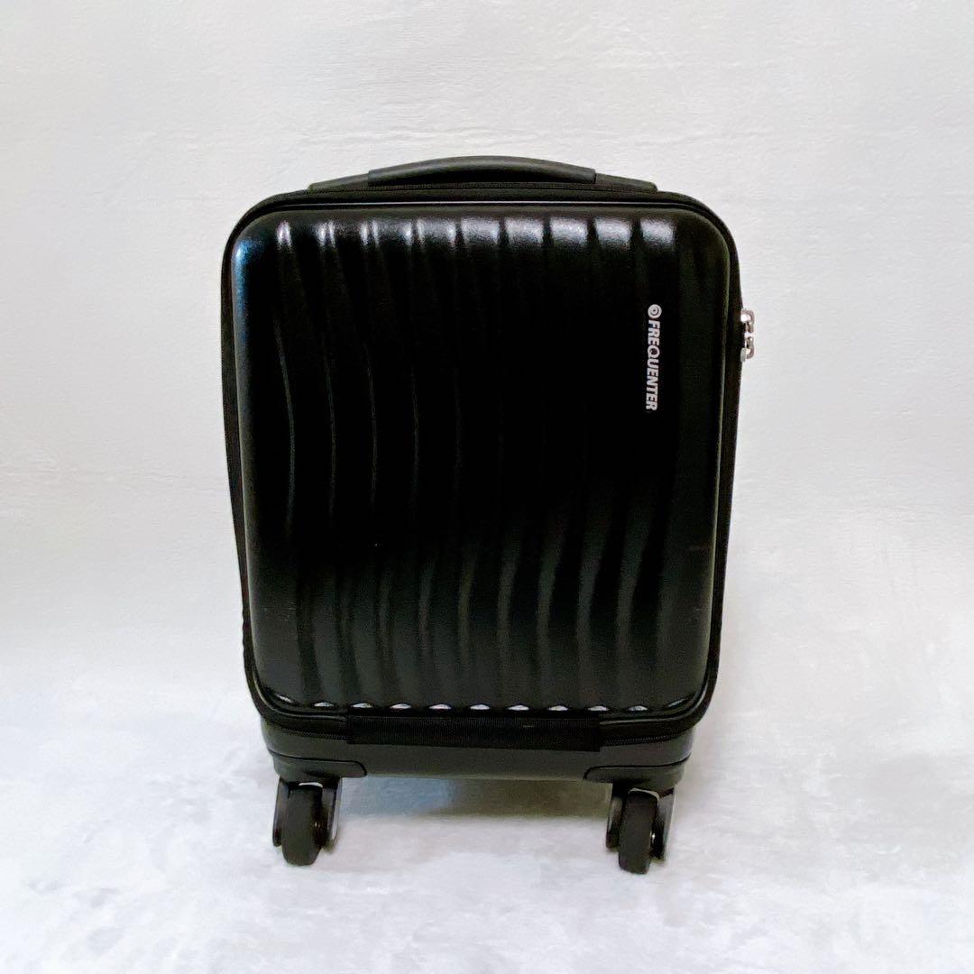 FREQUENTER　4輪キャリーケース　CLAM　23L　静音　機内持込　黒