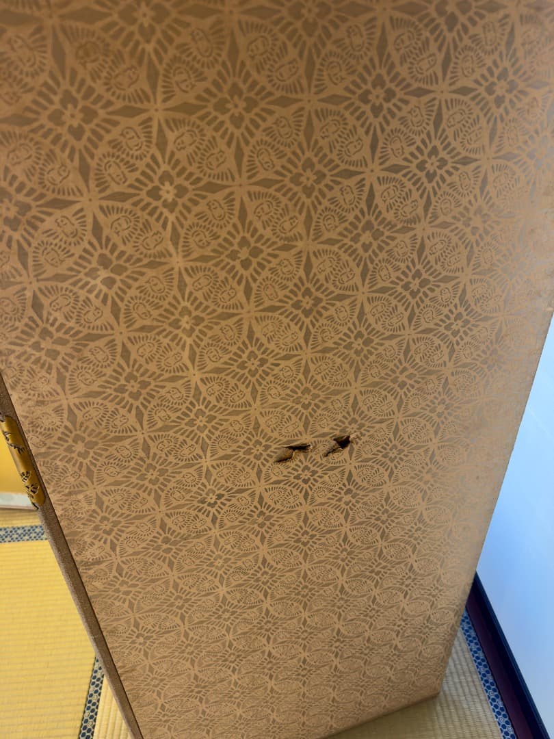 金沢製 金箔屏風 二曲一双 約100年前 美品