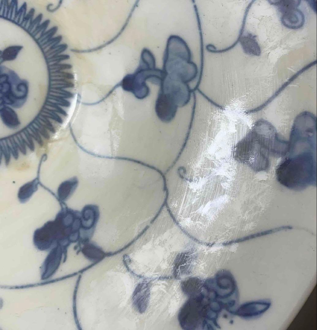 中国 染付笠形碗　f2250406