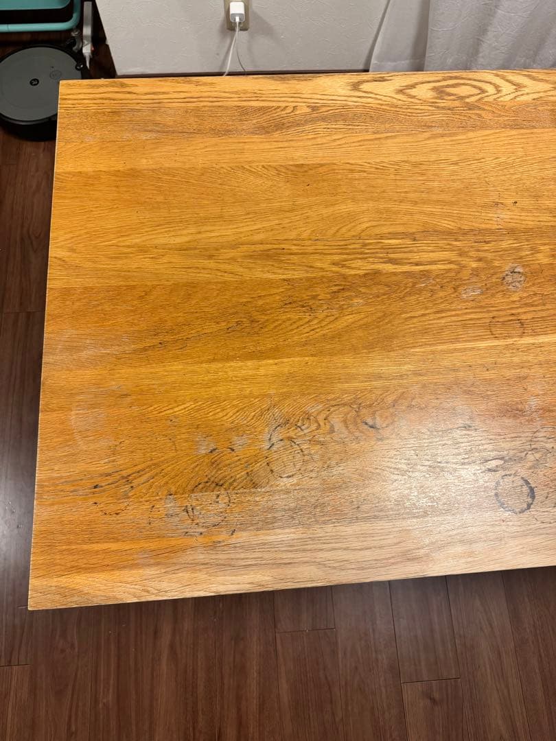 ナチュラルウッド ダイニングテーブル 長さ1800 幅800 高さ720 値下げ