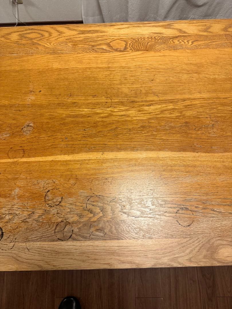 ナチュラルウッド ダイニングテーブル 長さ1800 幅800 高さ720 値下げ