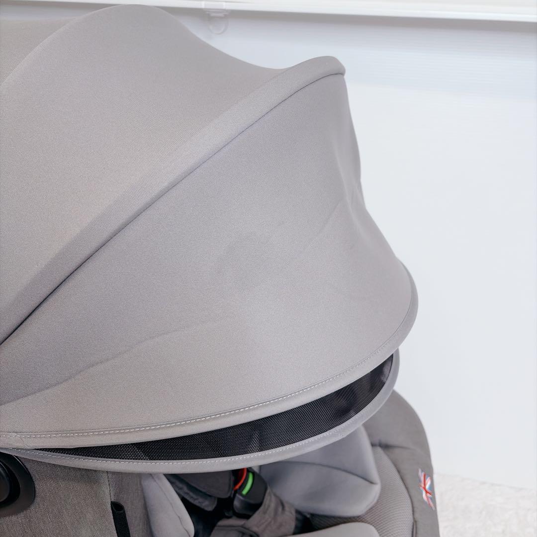 美品【Joie】チャイルドシート アイ・アーク360°キャノピー付／グレー