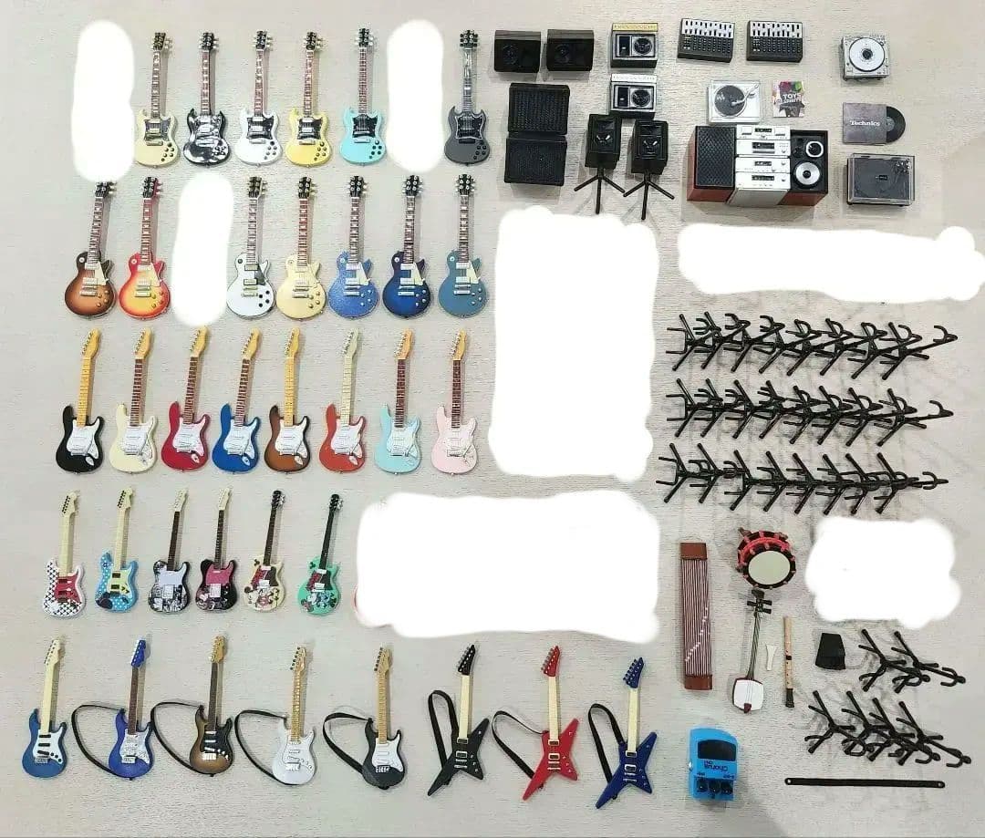 ギター　フィギュア　コレクション　バラ売り対応します