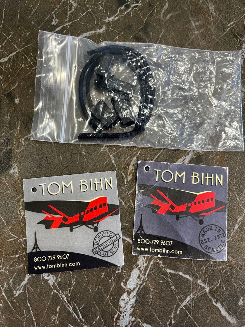 TOM BINH Pilot ブリーフケース Black Ballistic