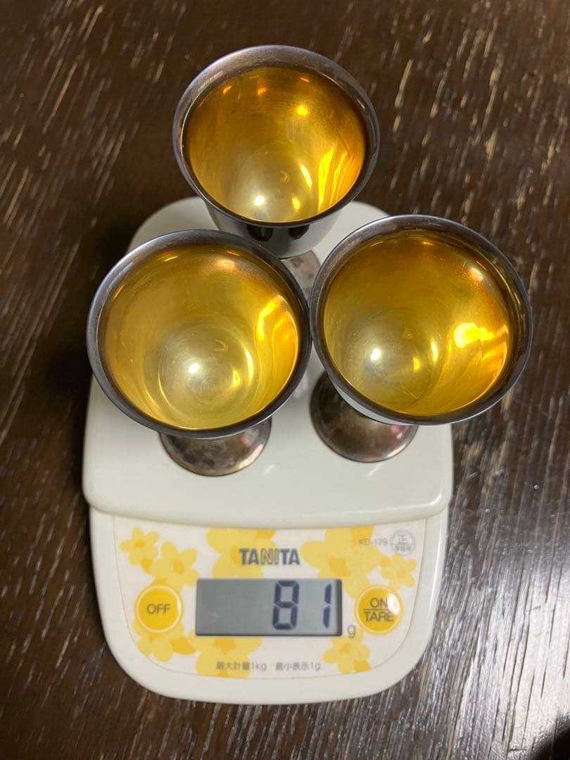 純銀杯　169グラム　まとめ売り