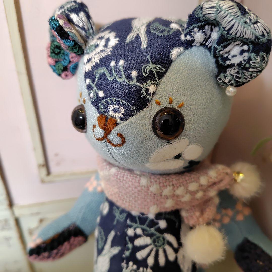 ミナペルホネン＊ハンドメイド＊ぬいぐるみ＊テディベア＊78