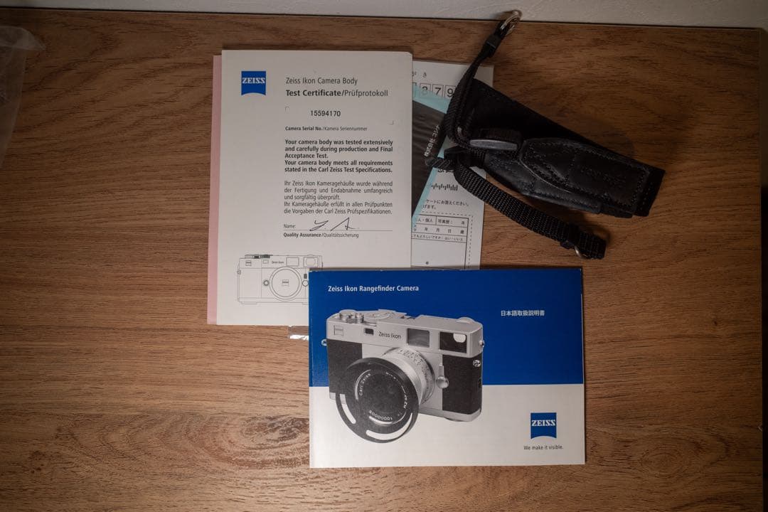 【ライカMマウント】Zeiss Ikon ZMレンジファインダーフィルムカメラ