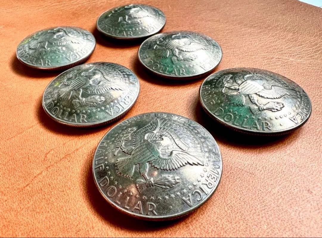 funny製　シルバー　HALF DOLLAR 6枚セット