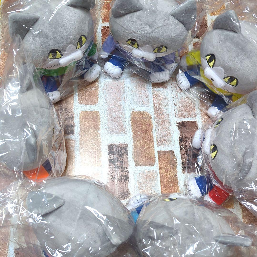 【当選品！】仕事猫 おすわりBIGぬいぐるみ レインボーブルゾンver. 7種