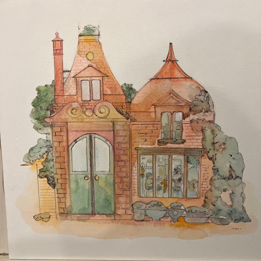 水彩画 風景 原画 インテリアにおすすめ 絵