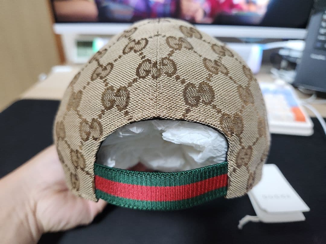 グッチ キッズ GGキャンバス ベースボールキャップ　子供帽子　グッチ帽子