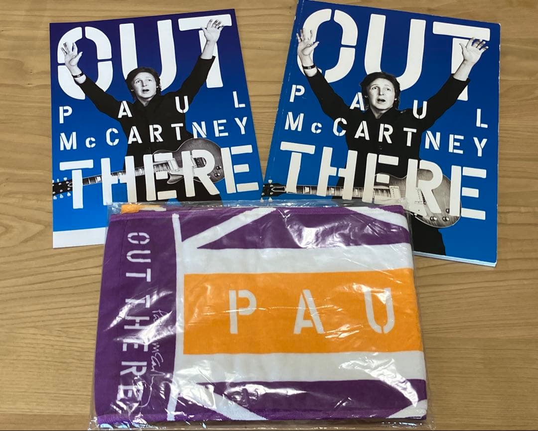 【限定】ポールマッカートニー 2015ツアータオル・パンフレット・チラシ