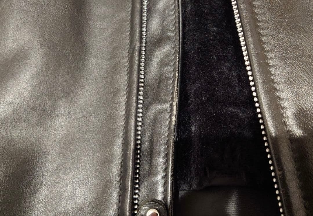 美品　schott641 40インチ　シングルライダース　インナーボア付