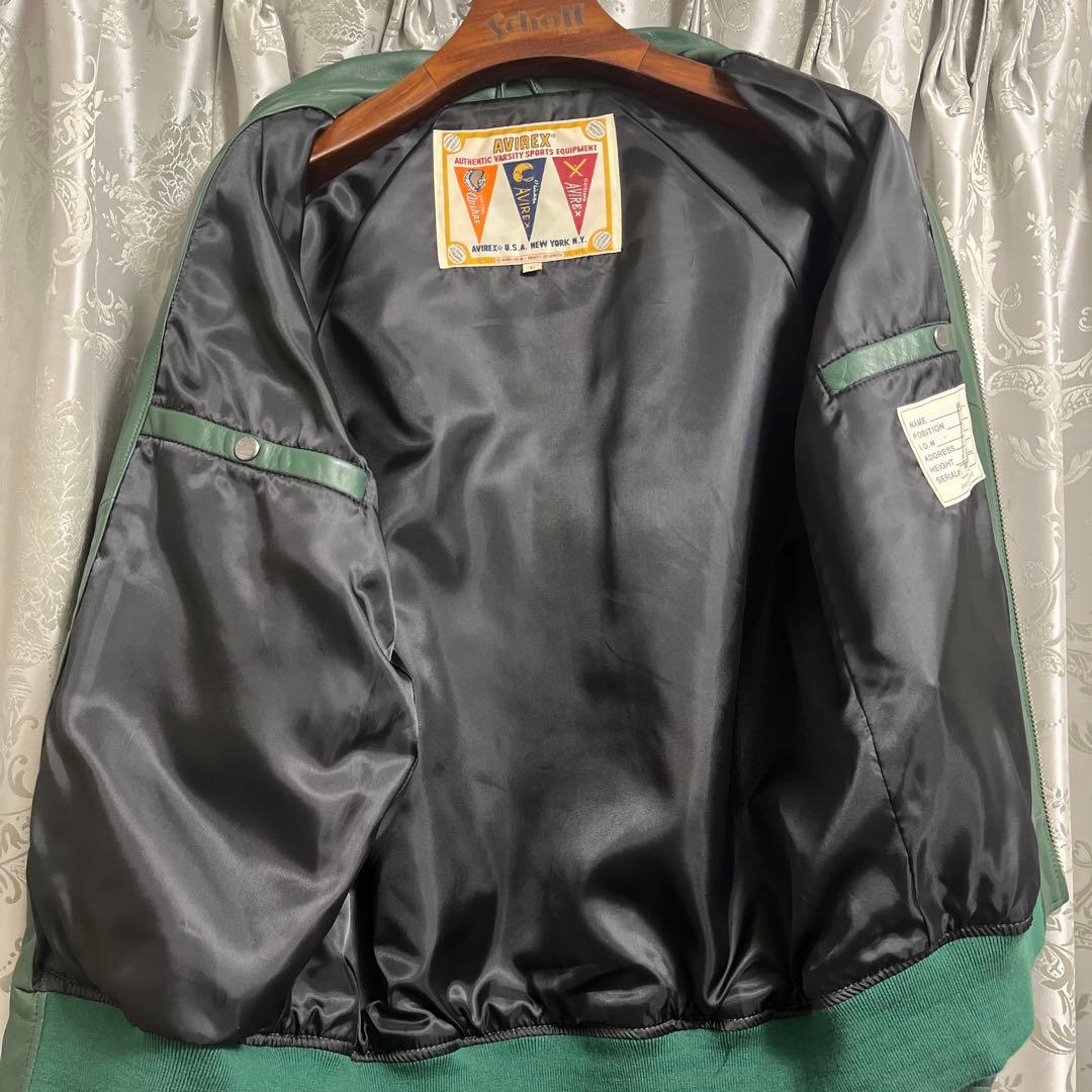 ジャケット・アウター AVIREX LIGHT SIGNATURE VARSITY JACKET