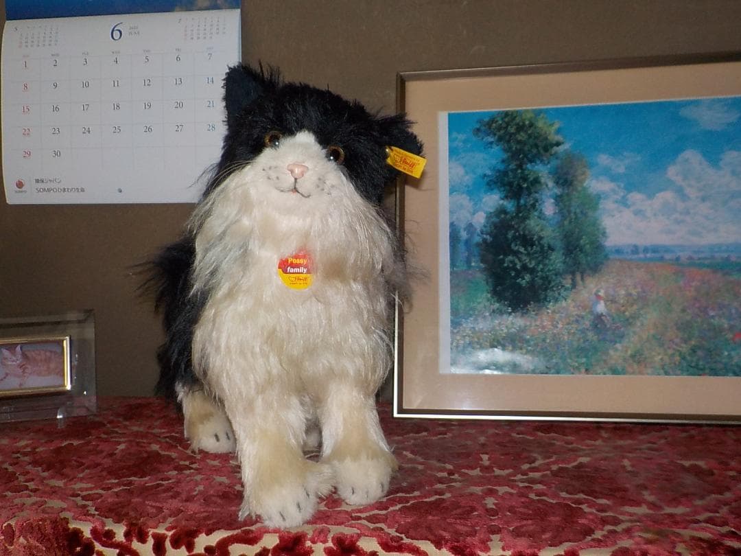 シュタイフ 猫 ぬいぐるみ アンティーク