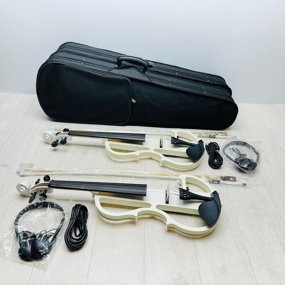 サイレントバイオリン　QHV-1000 2コセットケース付き