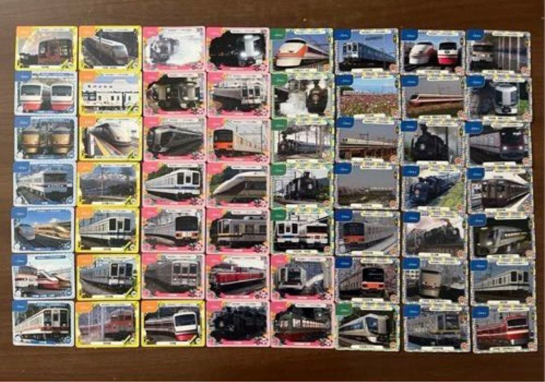 未使用　電車カード　東武鉄道創立125周年　記念カード　コレクション