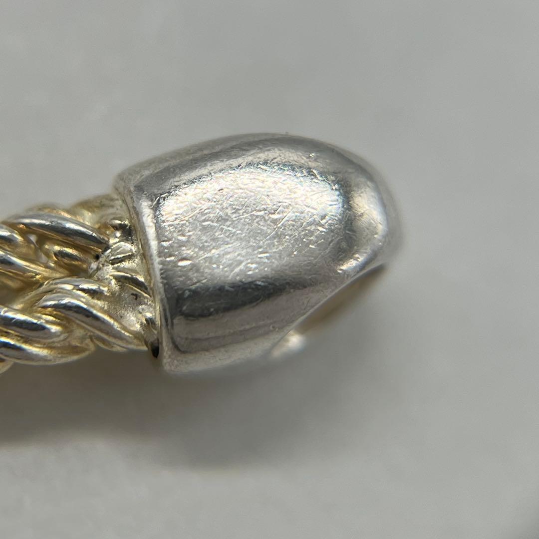 ティファニー TIFFANY ダブルロープセンターノット ブレスレットSV925