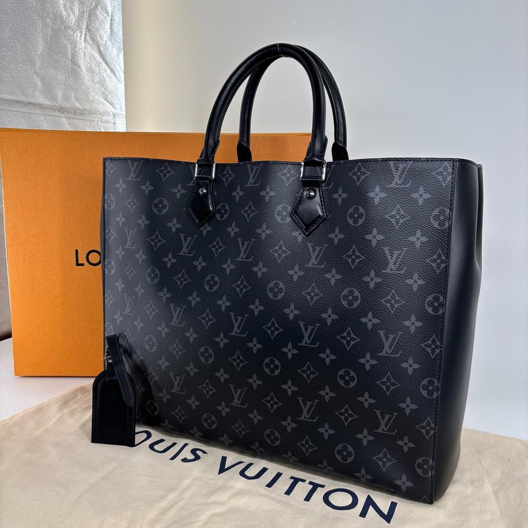 新品未使用 ルイヴィトン モノグラム エクリプス グランサック トートバッグ 黒