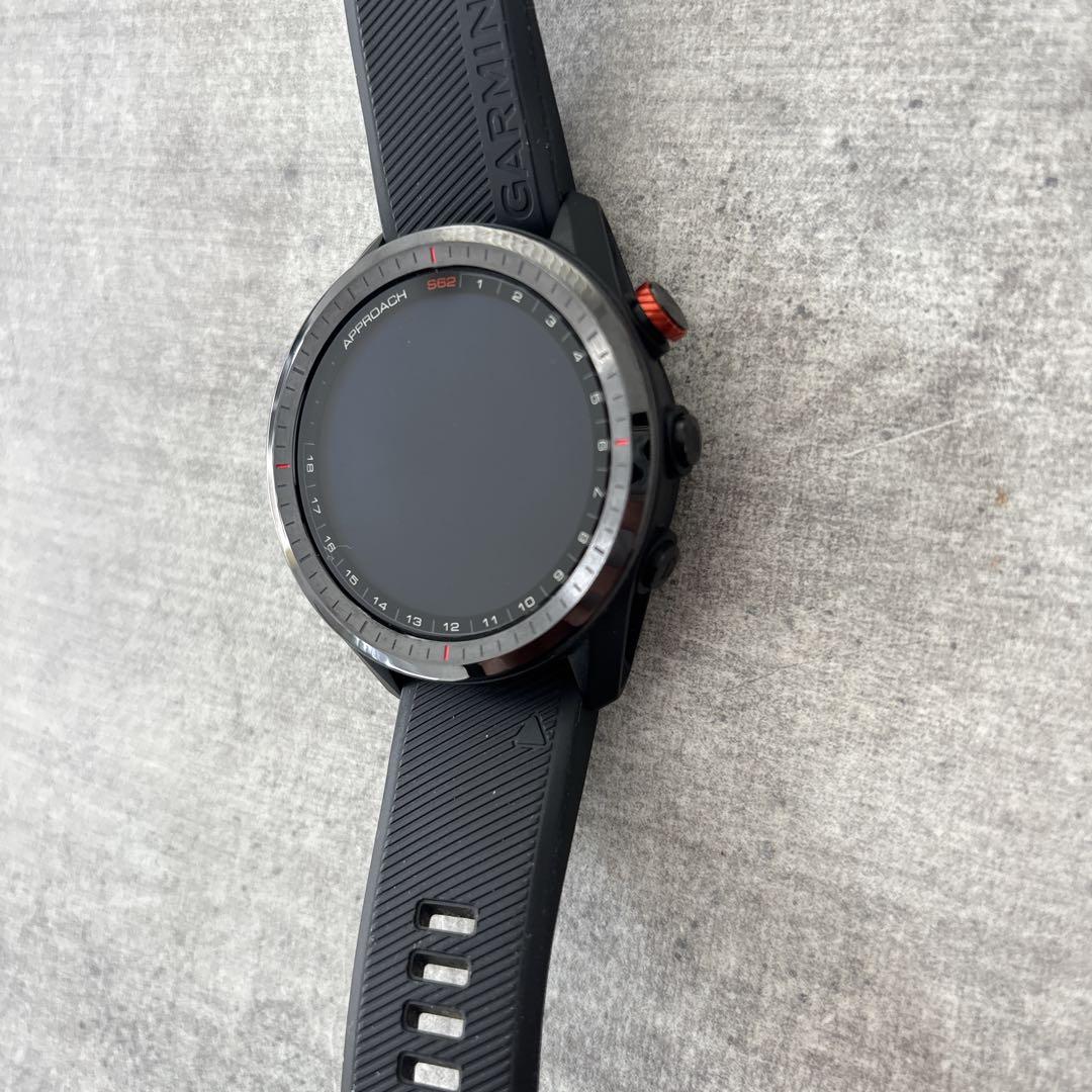 【美品】Garmin GPSナビ ゴルフ用　Approach S62 ブラック