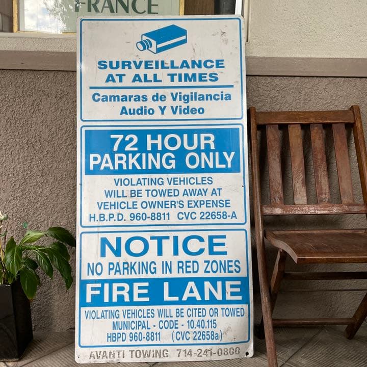 実物大型！ビンテージ看板ロードサインUSA製アメリカ道路標識/50s60s70s