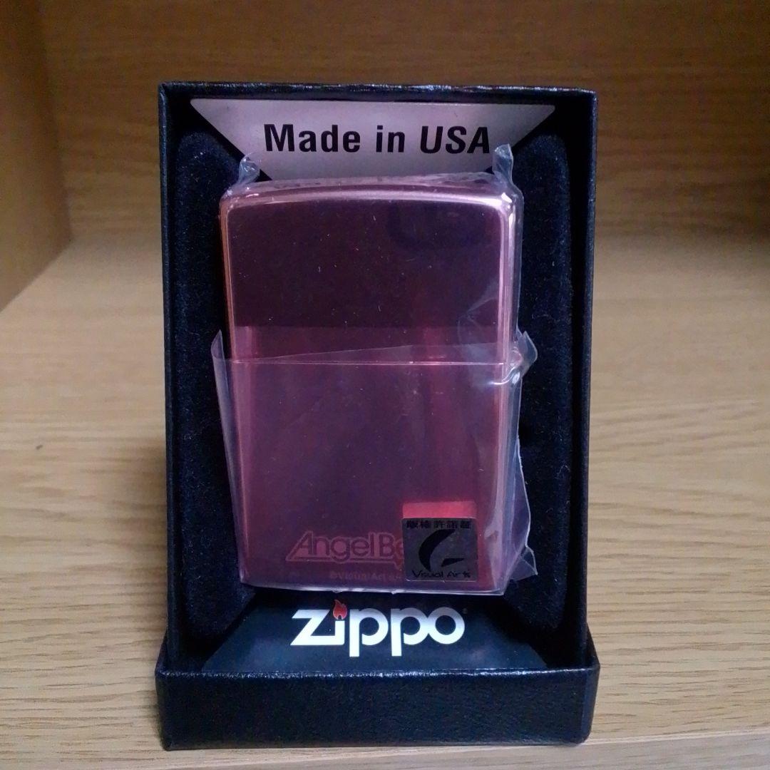 Angel Beats! ピンクレーザー彫刻ZIPPO「天使」 限定50　未使用