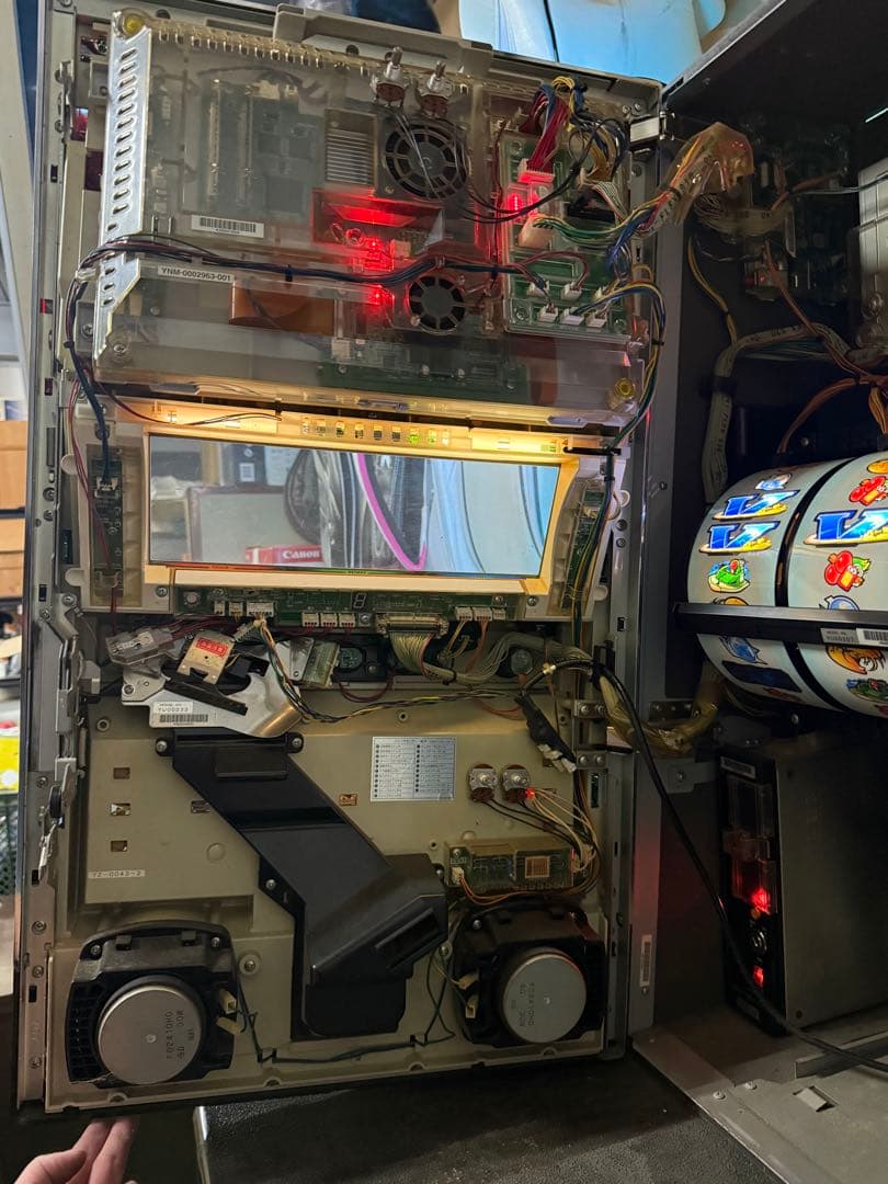 【通電確認済み】ジャンク品★実機　モンキーターン初期スロット　設定キーあり　山佐