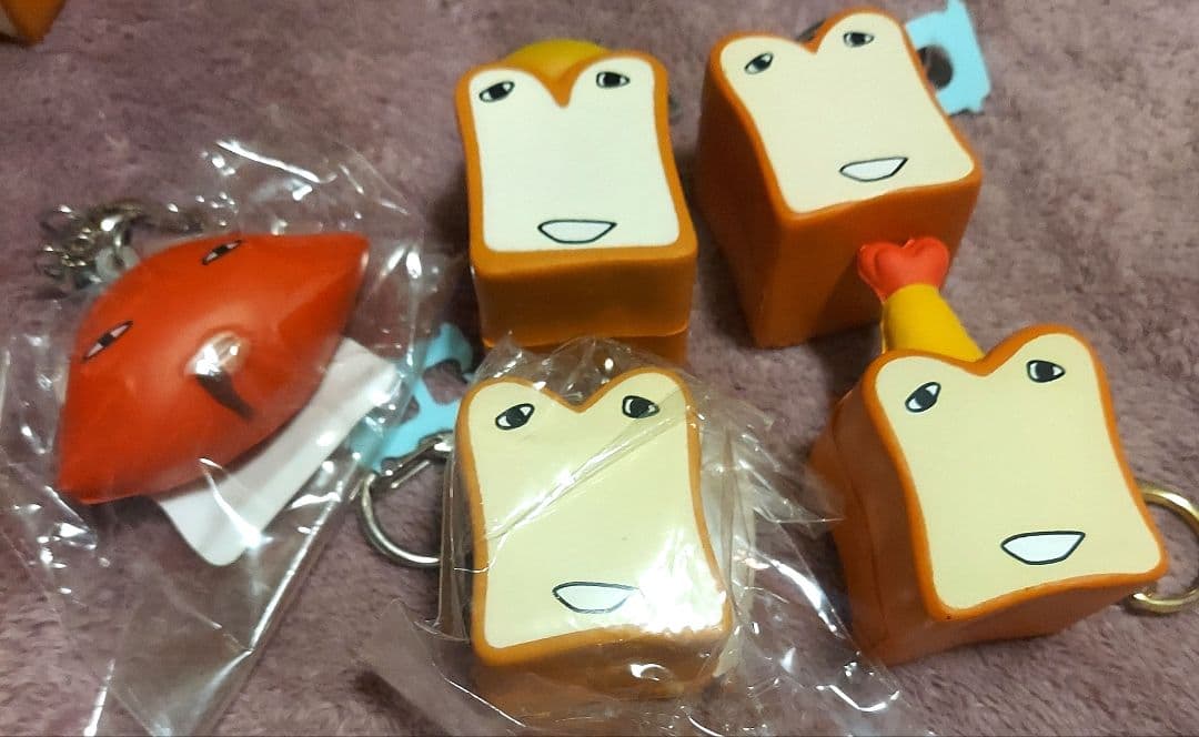 UNISON SQUARE GARDEN 食パンくんキーホルダー 5個セット