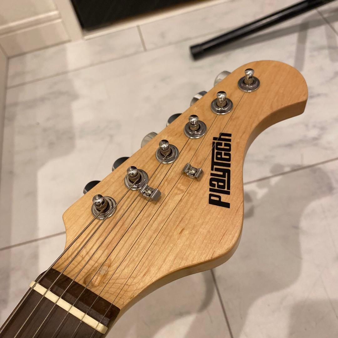 【美品　動作品】Play Tech プレイテック　エレキギター　ブラック