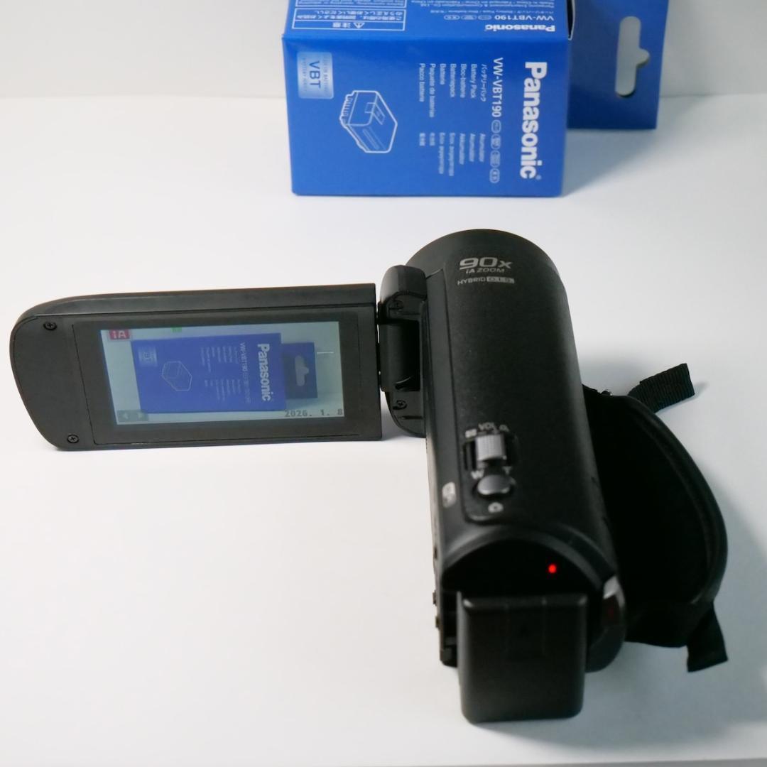 ビデオカメラ　Panasonic HC-V495M-KJ [ブラック]　極美品