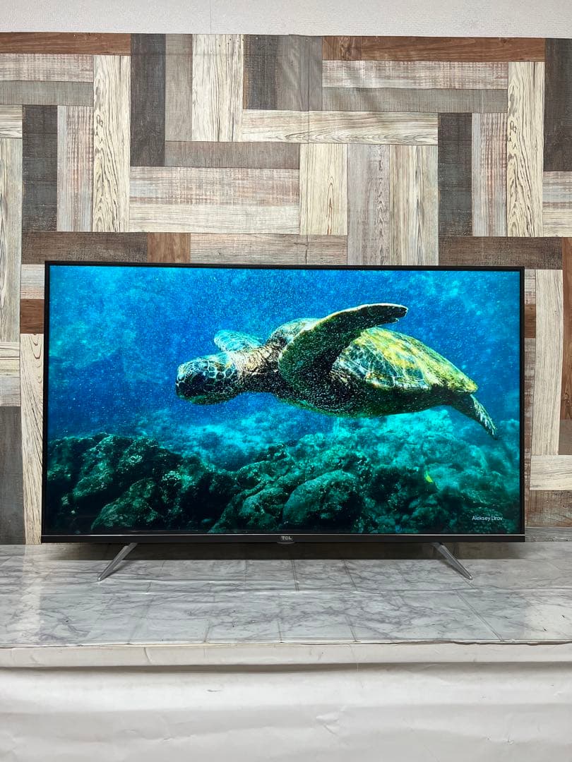 即日受渡❣️全国送料込TCL 43型4K液晶テレビWチューナー新品リモコン付