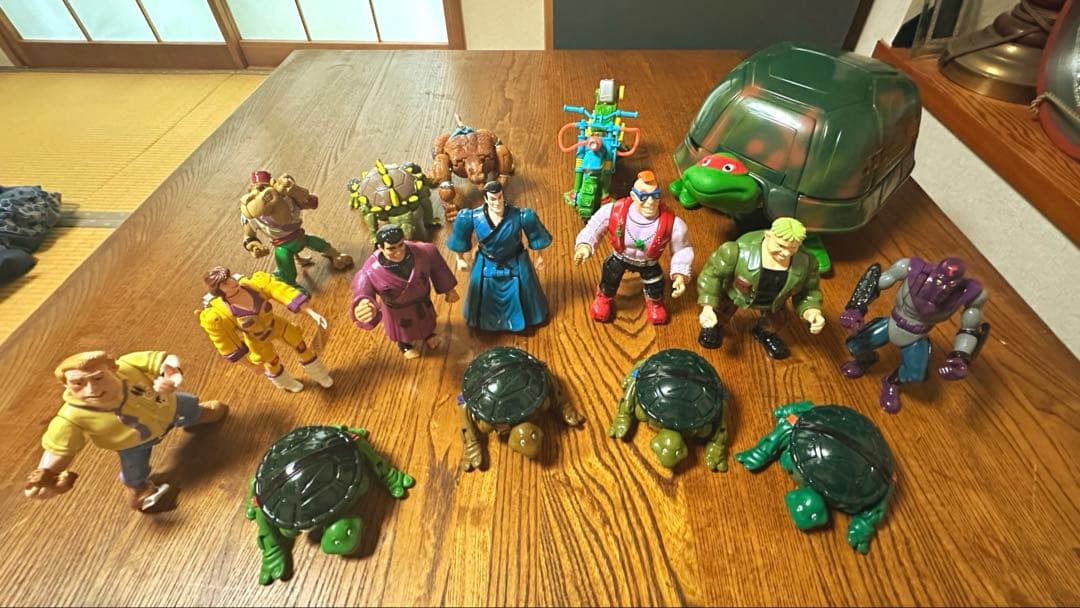 ミュータント・タートルズ フィギュアとビークルセット