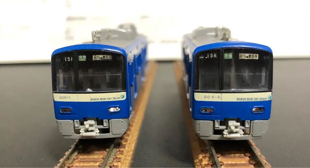管理番号1627 京急 新600形 Nゲージ 塗装済キット 素人組立品4両