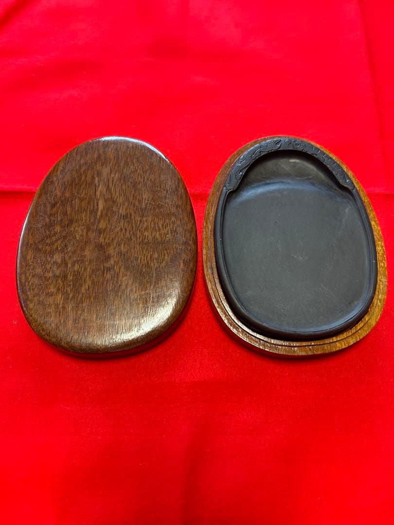 いち様　硯3つ、墨1つセット