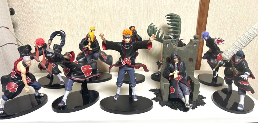 NARUTO 暁　フィギュアセット 10体　箱無し