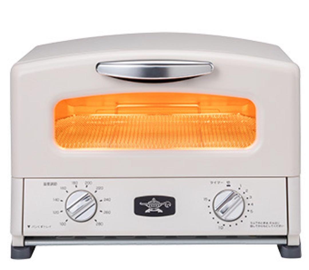 [新品未使用]アラジン グラファイト トースター 4枚焼AGT-G13B(W)