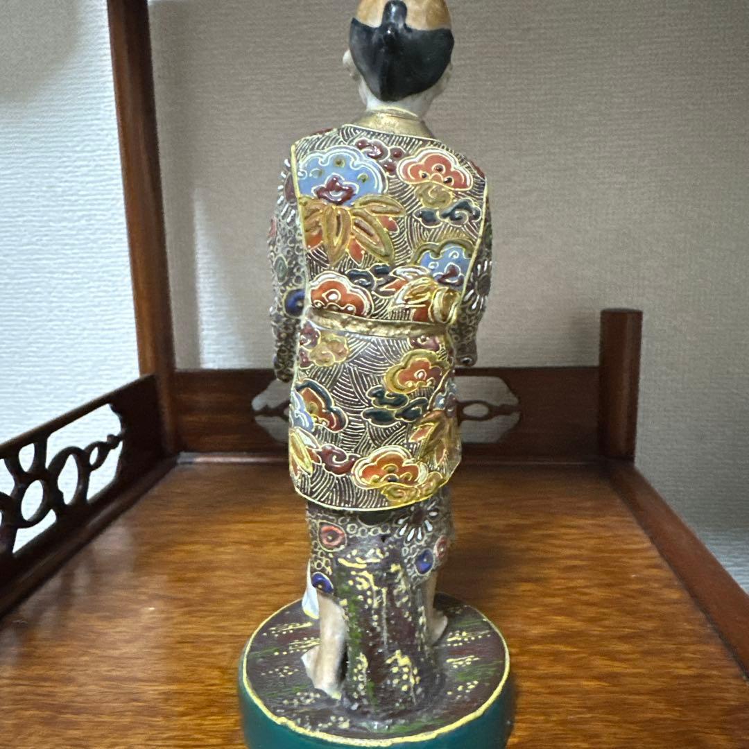 九谷焼　古九谷　色絵人形　時代物