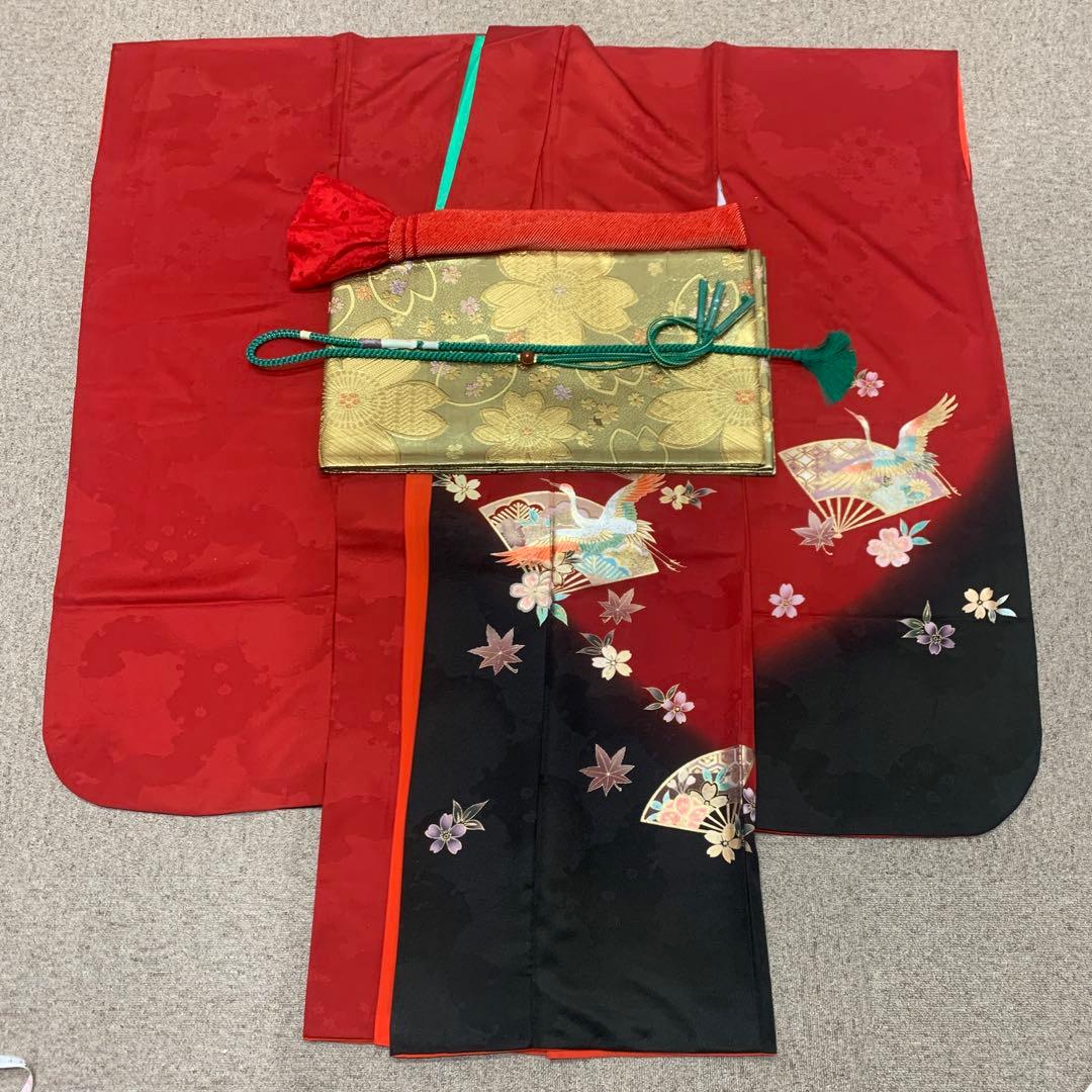 511zu24.209y8.小物.407u11○振袖 金彩 地紋○美品 成人式