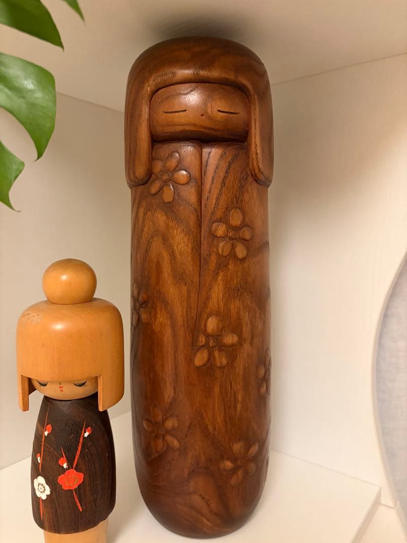 木製こけし 武田卯三郎作、武田正志作の2作セット