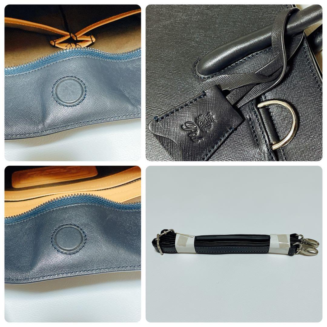 ピーアイディー ブリーフケース　A4 本革 2WAY 肩掛 ビジネス(560