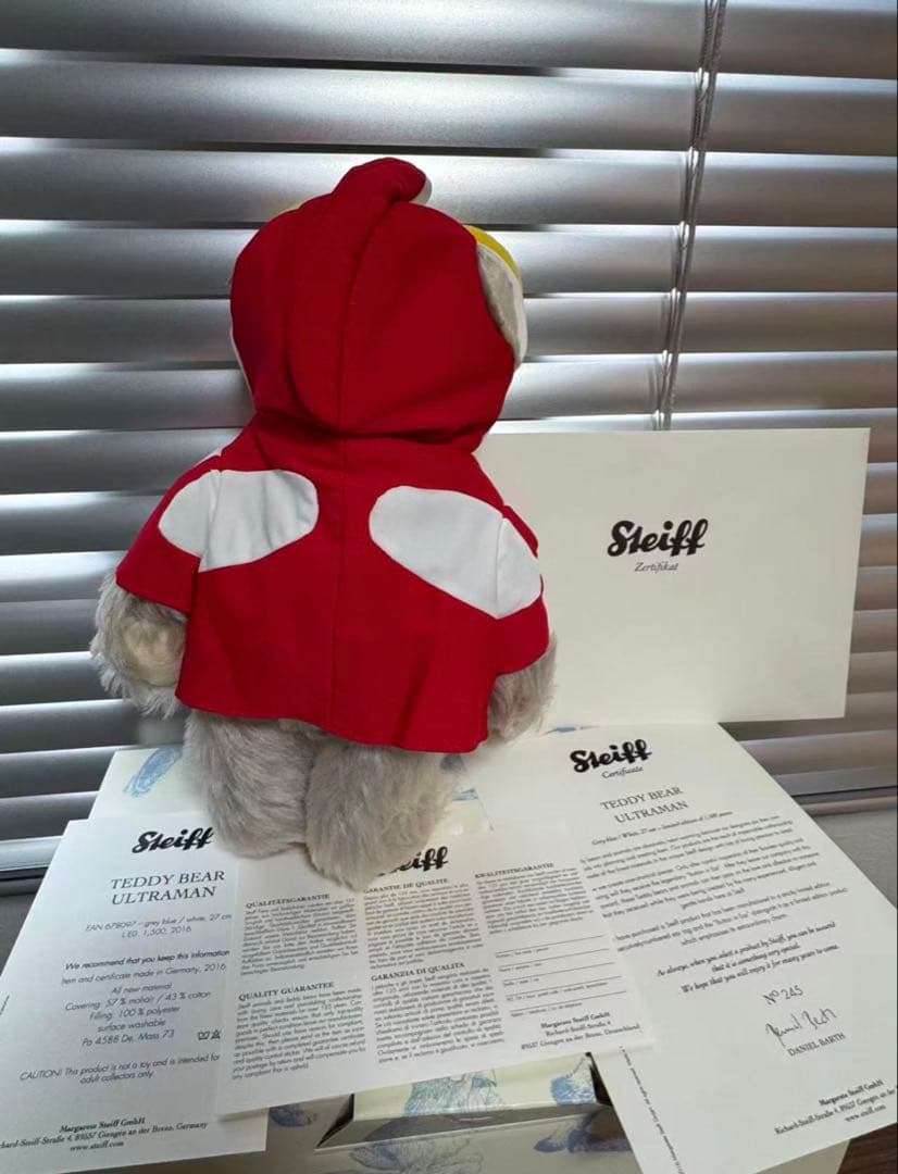 新品　シュタイフ テディベア ウルトラマン steiff ULTRAMAN
