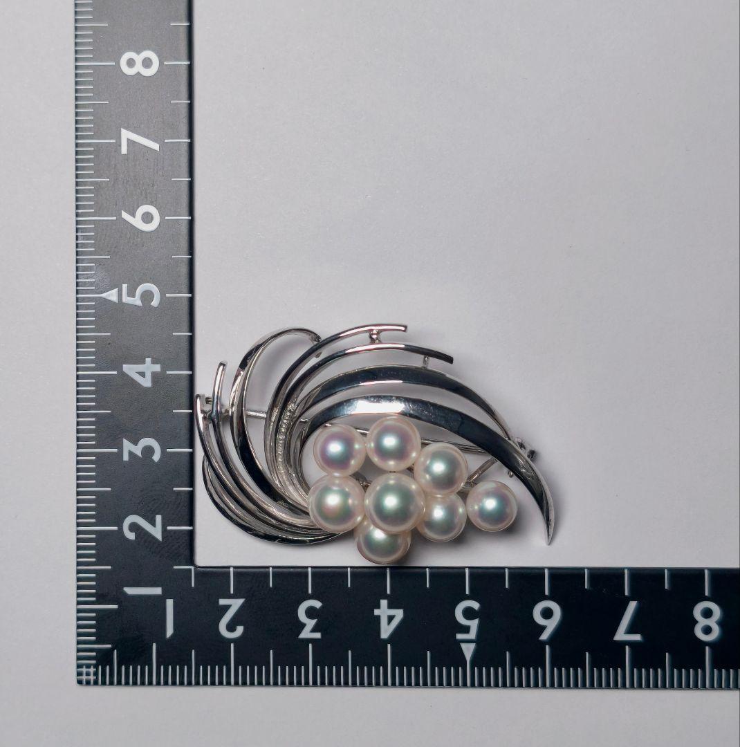 【極美品 最高級!!】ミキモト ブローチ パール フォーマル 8珠 皇室御用達