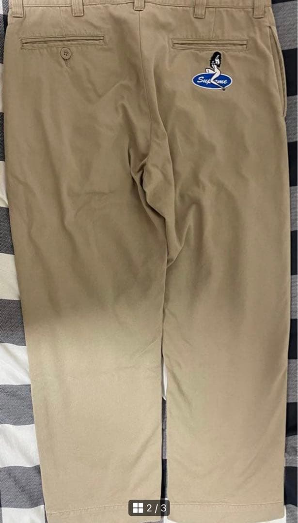 パンツ 25aw supreme pin up chino pant 34