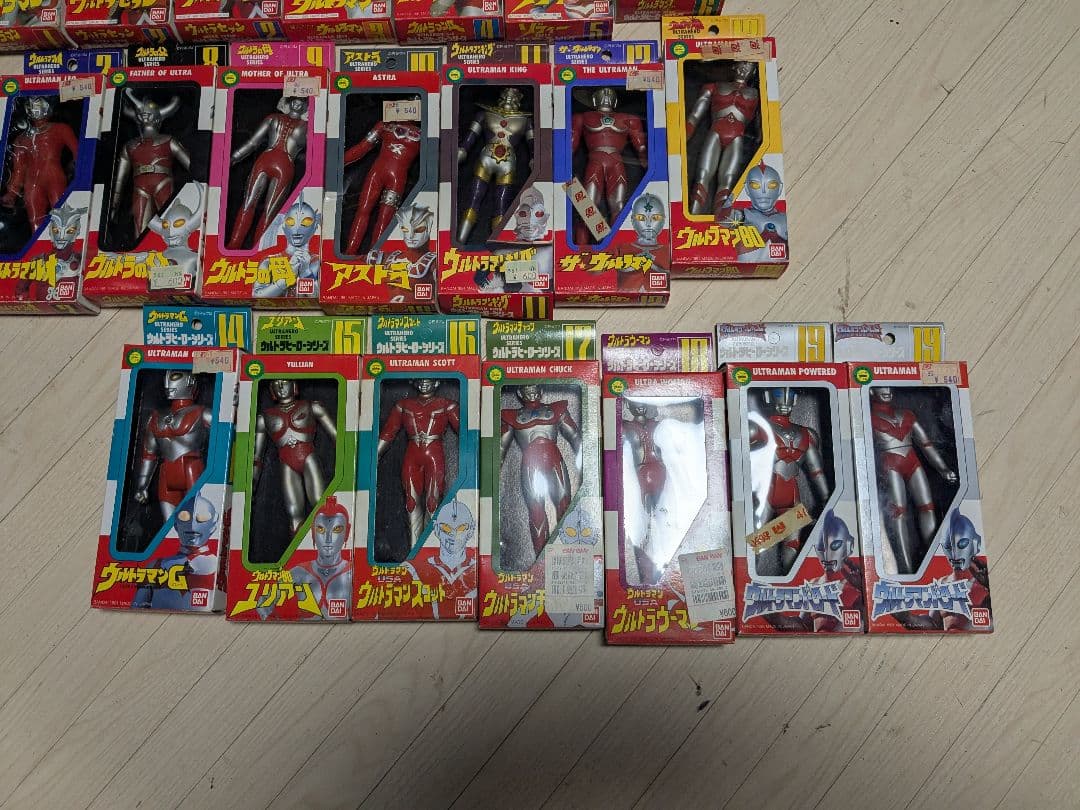 ウルトラマン　ウルトラヒーローシリーズ　ソフビ　フィギア　箱+まとめ売り