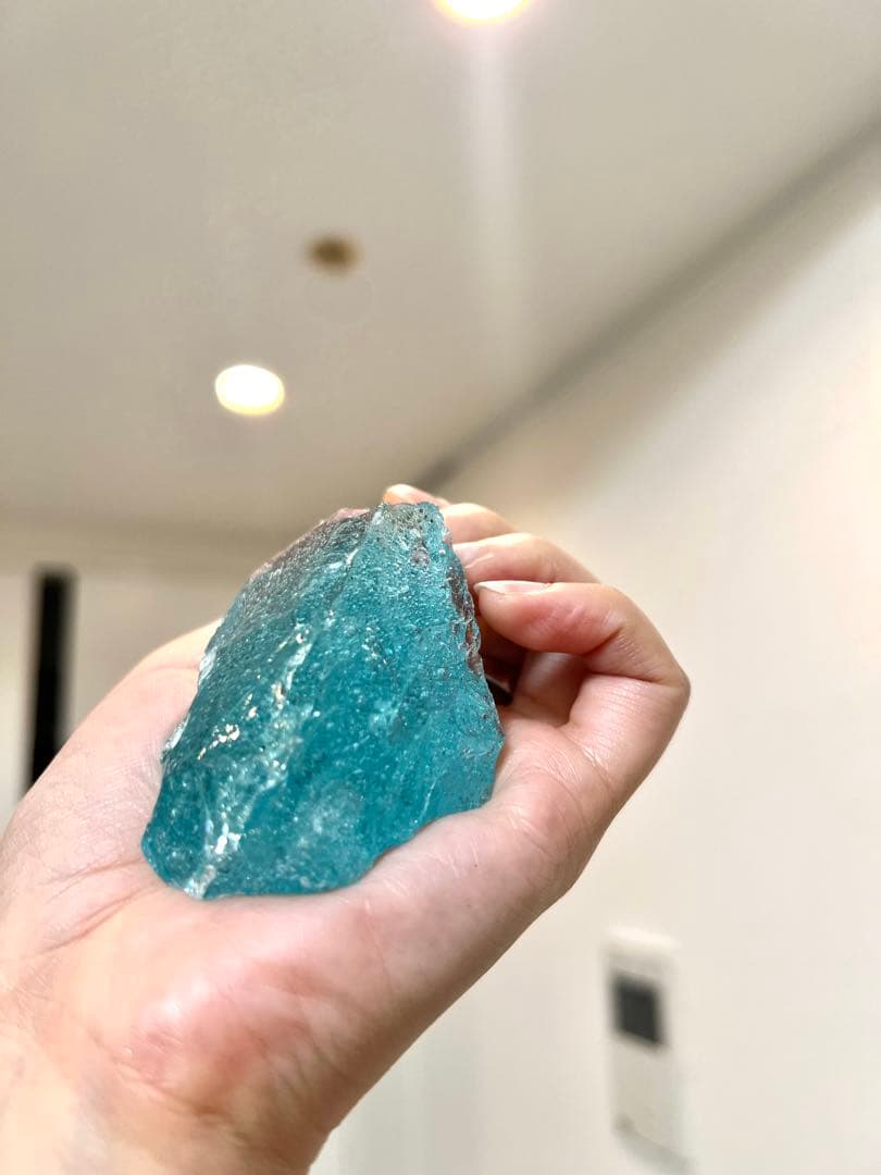 超希少美✨本物シエラネバダ産 アンダラクリスタル ✨海のアクアブルーシーフォーム