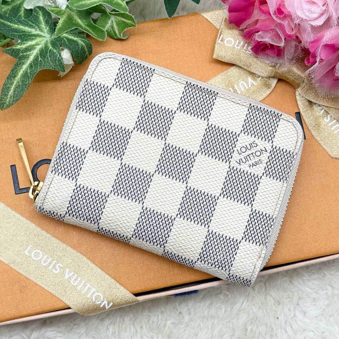 超極美品✨ルイヴィトン ダミエ アズール ジッピーパース 小銭入れミニ財布