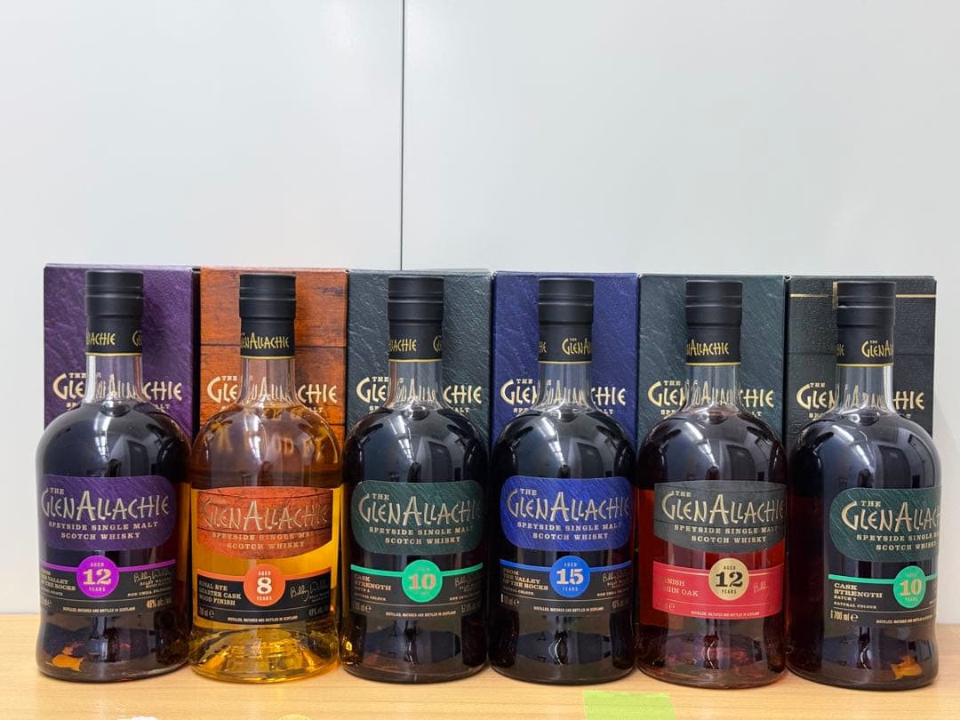 激安！グレンアラヒー6本セット 15年　10年バッチ6 バッチ7 12年　8年