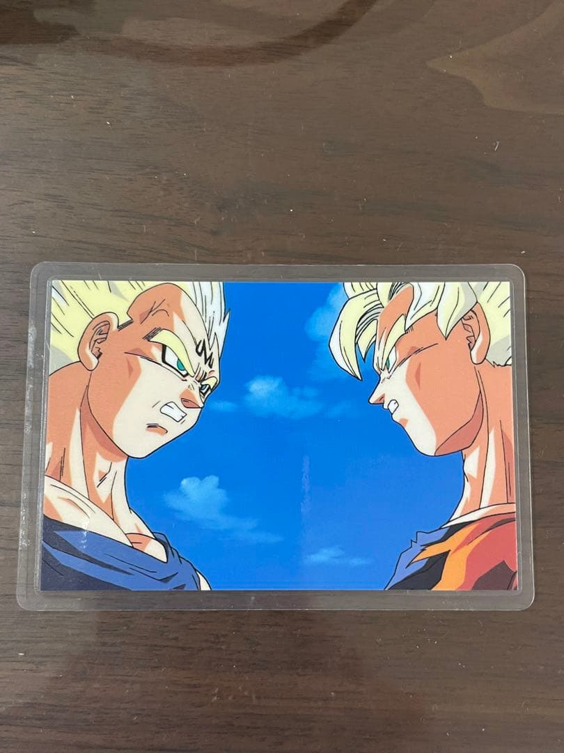 希少品 美品 Dragon Ball Z(孫悟空・ベジータ) ラミネートカード