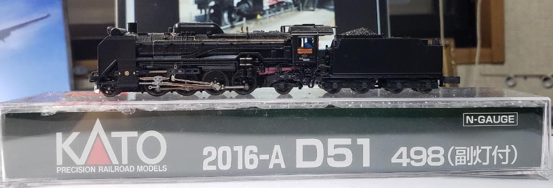 KATO D51 2016-A 498(副灯付) Nゲージ 鉄道模型